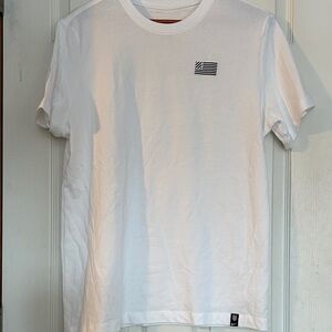 Nike White Tee with Black Logo